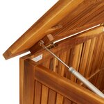 vidaXL Boîte de rangement de jardin 175x50x58 cm Bois d'acacia solide