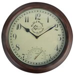 Esschert Design Horloge de station avec thermomètre 30 5 cm TF007