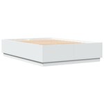 vidaXL Cadre de lit sans matelas blanc 150x200 cm