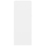 vidaXL Buffet blanc 60x30x75 cm bois d'ingénierie