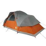 vidaXL Tente familiale à dôme 9 personnes orange imperméable