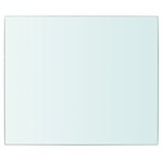 vidaXL Panneaux d'étagère 2 Pièces Verre Transparent 30 x 20 cm