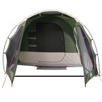 vidaXL Tente familiale tunnel 8 personnes vert imperméable