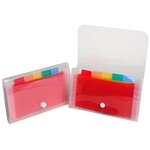 Trieur Pocket 6 Compartiments En Polypropylène Crystal - 11x18cm - Cristal - X 5 - Exacompta