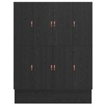 vidaXL Cadre de lit de rangement Chêne noir 200x200 cm