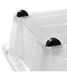 Lot de 5 boites rangement 30L dessous de lit