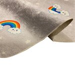 Tapis enfant RAINBOW 120 x 160 cm - Gris