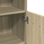 vidaXL Armoire de salle de bain chêne sonoma 30 5x30x179 cm