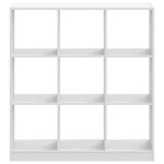 vidaXL Bibliothèque blanc 102x32x108 cm bois d'ingénierie