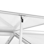 vidaXL Serre Aluminium 362x190x195 cm 13 41 m³