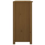 vidaXL Buffet Marron miel 100x35x74 cm Bois massif de pin