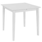 vidaXL Mobilier de salle à manger 3 Pièces MDF Blanc
