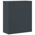 vidaXL Classeur anthracite 90x40x145 cm acier