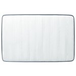 vidaXL Matelas de sommier à lattes 190x140x20 cm tissu