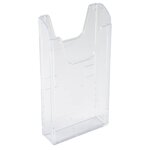Distributeur De Prospectus Vertical A6 - Cristal - X 12 - Exacompta