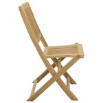 vidaXL Chaises pliables de jardin lot de 4 bois massif d'acacia