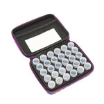 Trousse de rangement à strass 30 pots Fleurs