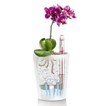 LECHUZA Jardinière DELTINI ALL-IN-ONE Charbon métallique
