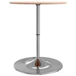 vidaXL Table de bar Ø60x89 5 cm bois massif de chêne