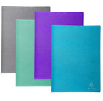 Protège-documents Couverture Carte Semi Rigide Teksto 40 Vues - A4 - Couleurs Assorties - X 20 - Exacompta