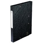 Boite De Classement Cartobox Dos 25mm Carte Lustrée - A4 - Noir - X 25 - Exacompta