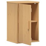 Cabinet de rangement de salle de bain vidaXL 35x30x55 cm en bois de pin massif