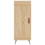 vidaXL Buffet Chêne sonoma 34 5x34x90 cm Bois d'ingénierie