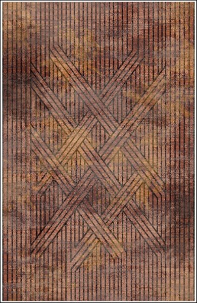 Tapis de salon FISUN 160 x 230 cm - Orange