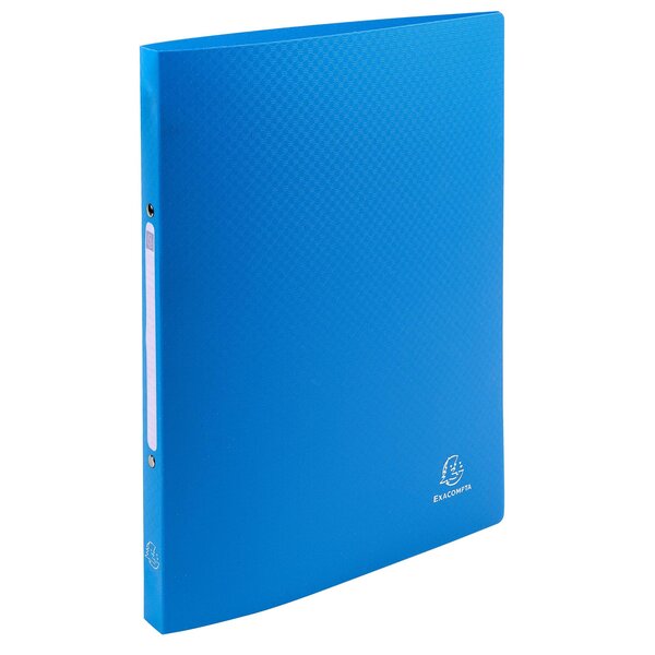 Classeur 2 Anneaux 15mm Polypropylène Opak - A4 - Bleu Clair - X 20 - Exacompta