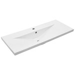 vidaXL Cabinet de lavabo avec évier intégré Chêne noir Bois d'ingénierie