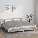vidaXL Couverture lestée Gris 155x220 cm 7 kg Tissu