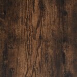 vidaXL Bibliothèque 3 niveaux chêne fumé 60x30x86 cm bois d'ingénierie