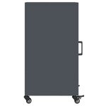 vidaXL Buffet anthracite 36x39x72 cm acier