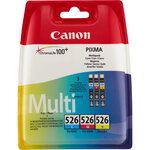 Pack 3 cartouches d'encre canon cli-526 c/m/y (3 couleurs)