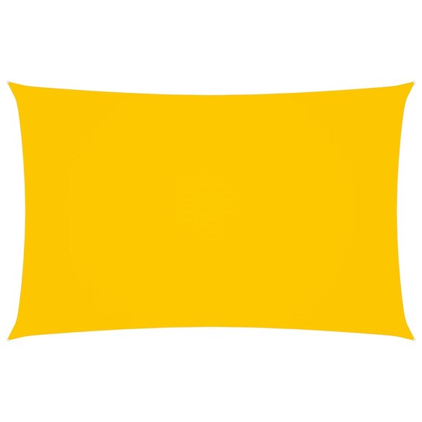 vidaXL Voile de parasol Tissu Oxford rectangulaire 2x5 m Jaune