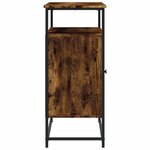 vidaXL Buffet chêne fumé 100x35x80 cm bois d'ingénierie