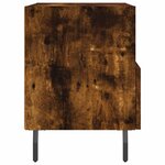 vidaXL Tables de chevet 2Pièces chêne fumé 40x35x47 5cm bois d’ingénierie