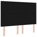 Tête de lit LED vidaXL Noire 80 cm en Velours