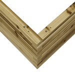 vidaXL Jardinière 80x80x45 5 cm bois de pin imprégné