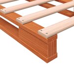 vidaXL Lit de palette sans matelas 90x200 cm bois de pin massif
