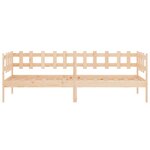 vidaXL Lit de jour sans matelas 90x200 cm bois de pin massif