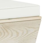 vidaXL Salon de jardin palette 8 Pièces avec coussins bois d'épicéa
