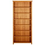 vidaXL Bibliothèque à 7 niveaux 90x22 5x200 cm Bois de chêne massif