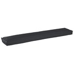 vidaXL Coussin de Palette pour Banc Noir 200x40x8 cm Tissu Oxford