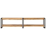 vidaXL Meuble TV 180x30x40 cm bois massif de manguier