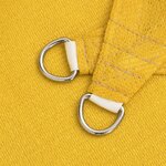 vidaXL Voile d'ombrage 160 g/m² Jaune 3/4x2 m PEHD
