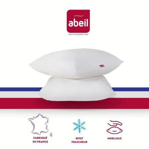 2 oreillers Aerelle Cool Night 60 x 60 cm - Blanc