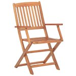 vidaXL Ensemble de bistro 4 Pièces Bois d'acacia solide