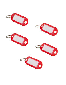 THIRARD - Lot de 5 portes-étiquettes  rouge  50x20mm