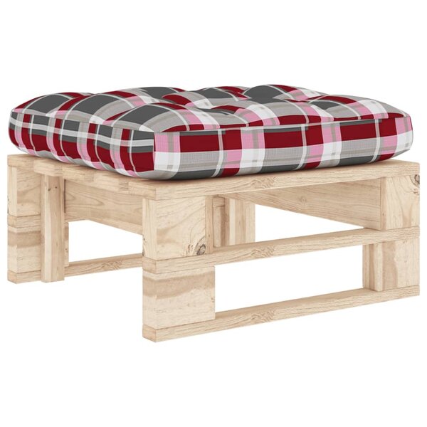 vidaXL Pouf palette de jardin bois de pin imprégné
